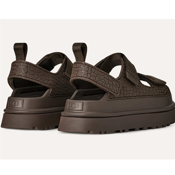 UGG Goldenglow Embossed Sandaler, Dense Smoke 